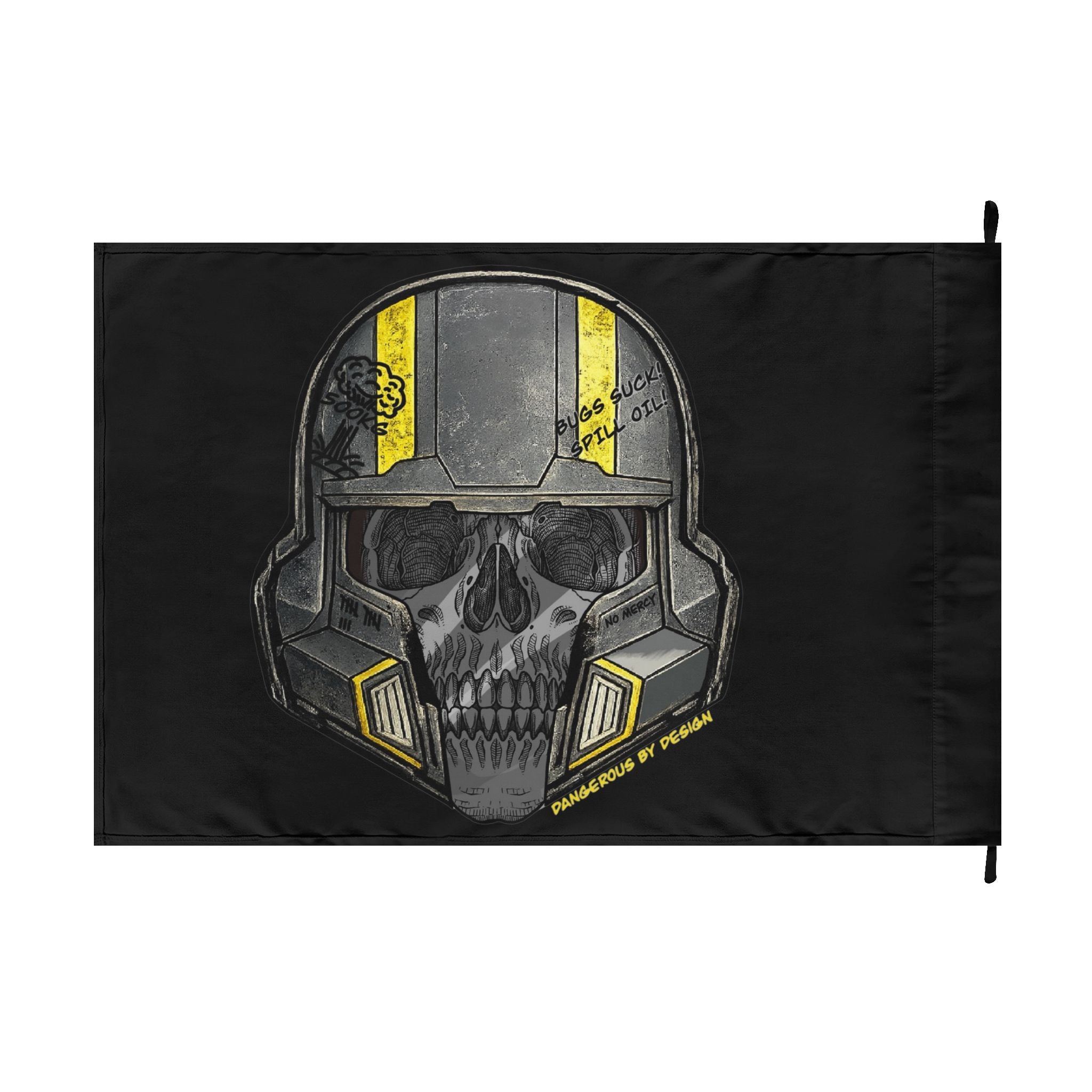 Hell Diver Eternal Flag — Double-Sided Black Flag