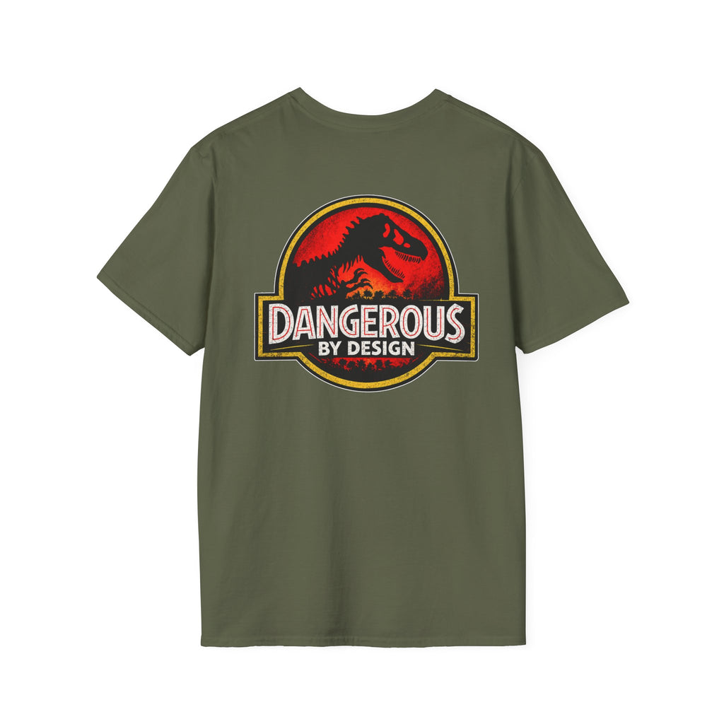 Dangerous By Design Jurassic-Inspired Logo T Shirt