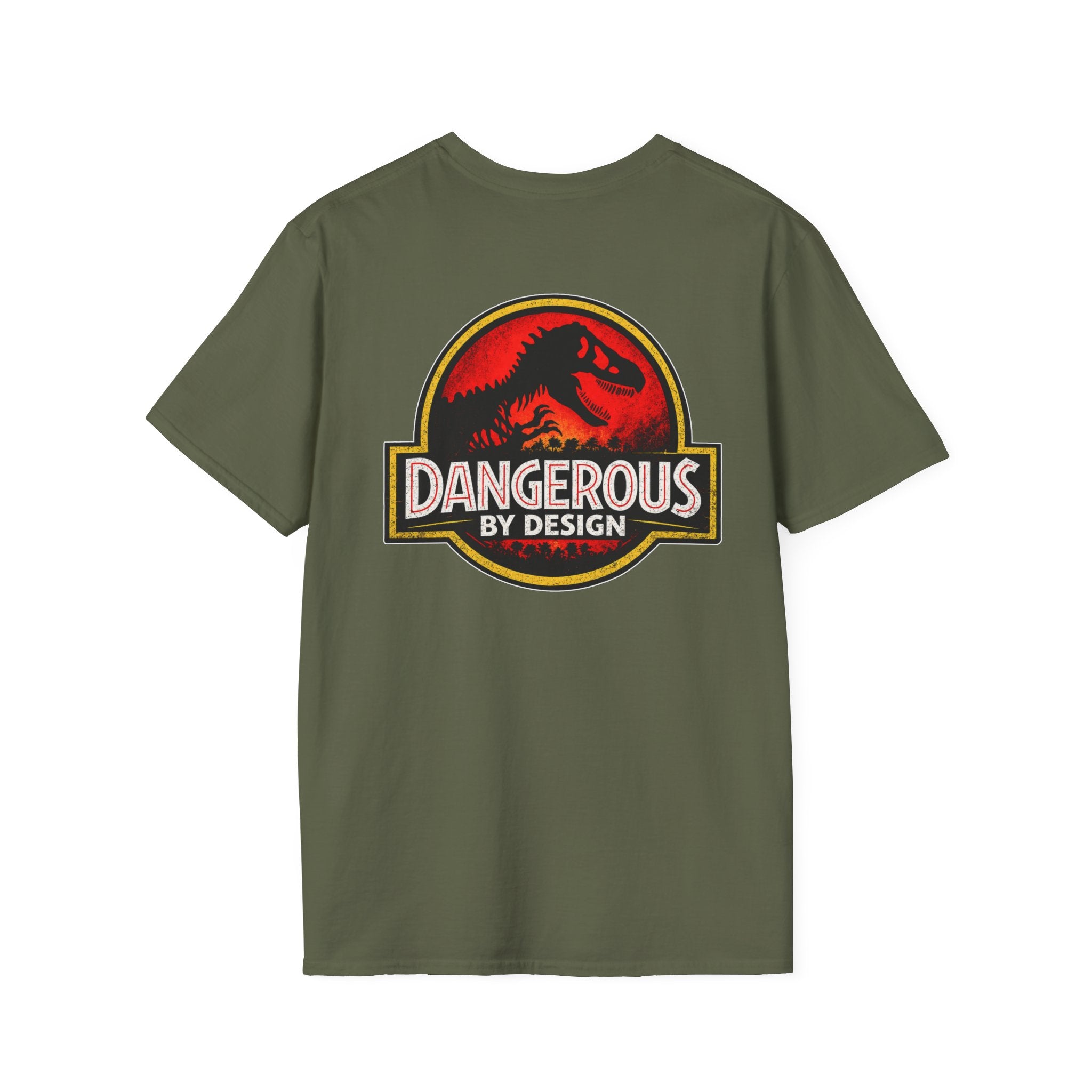 Dangerous By Design Jurassic-Inspired Logo T Shirt