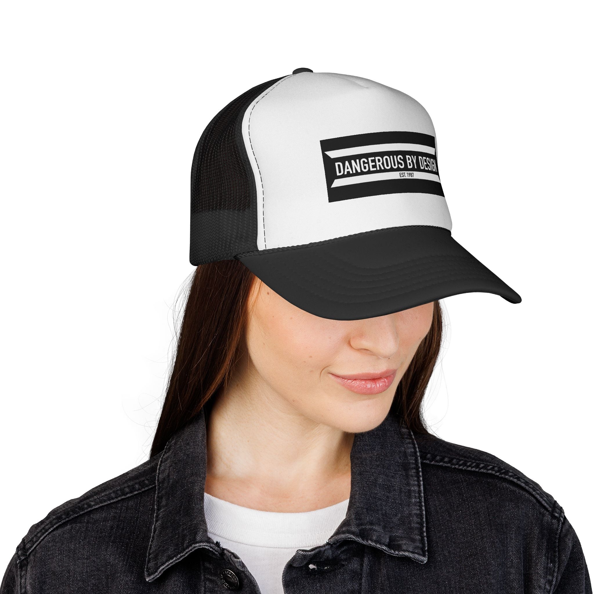 Dangerous By Design Logo Trucker Hat