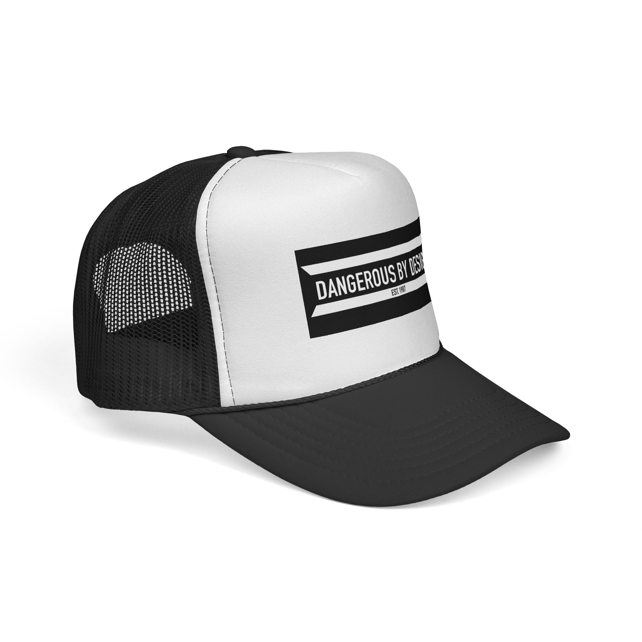 Dangerous By Design Logo Trucker Hat
