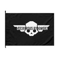 Dangerous By Design Hell Divers Standard — Double-Sided Black Flag