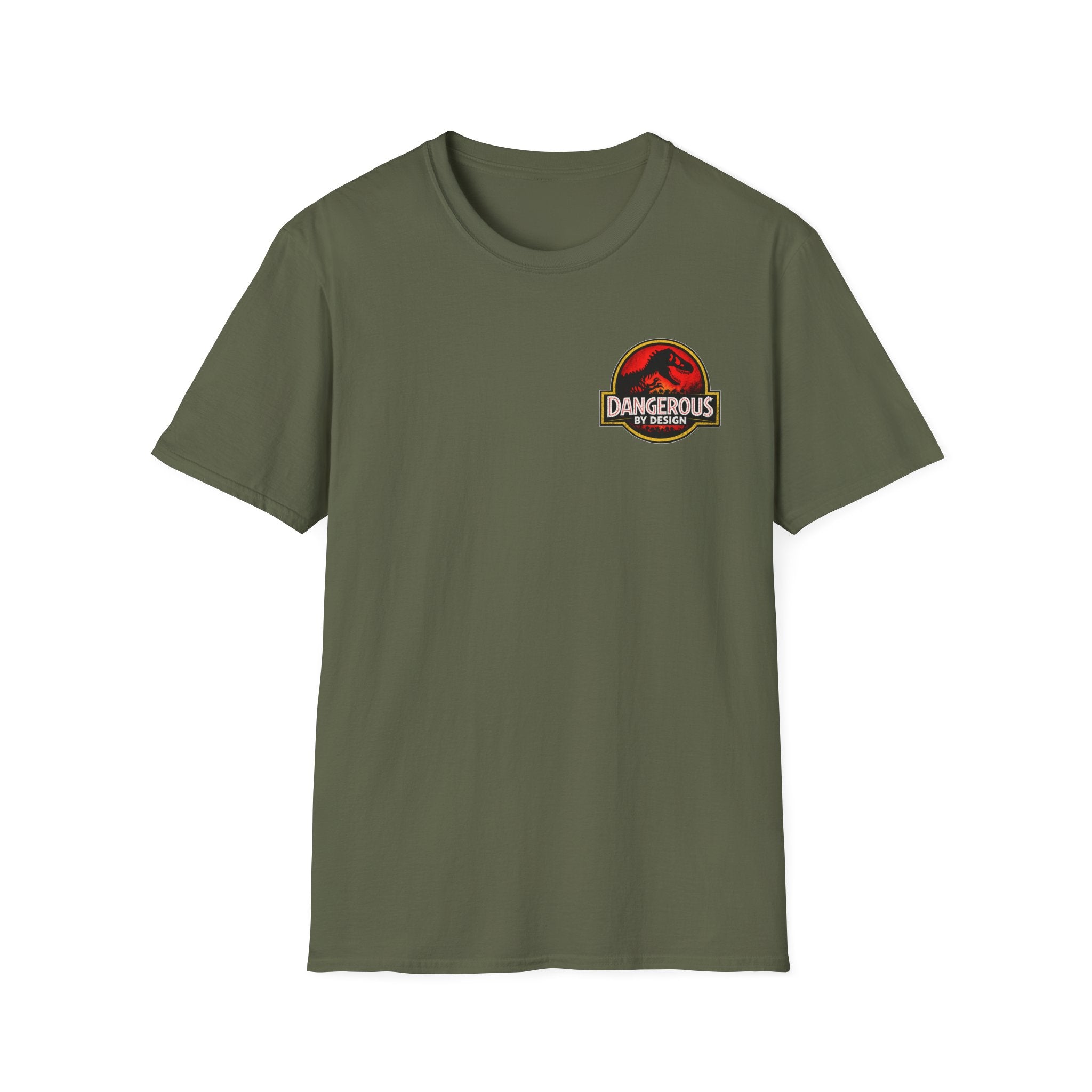 Dangerous By Design Jurassic-Inspired Logo T Shirt