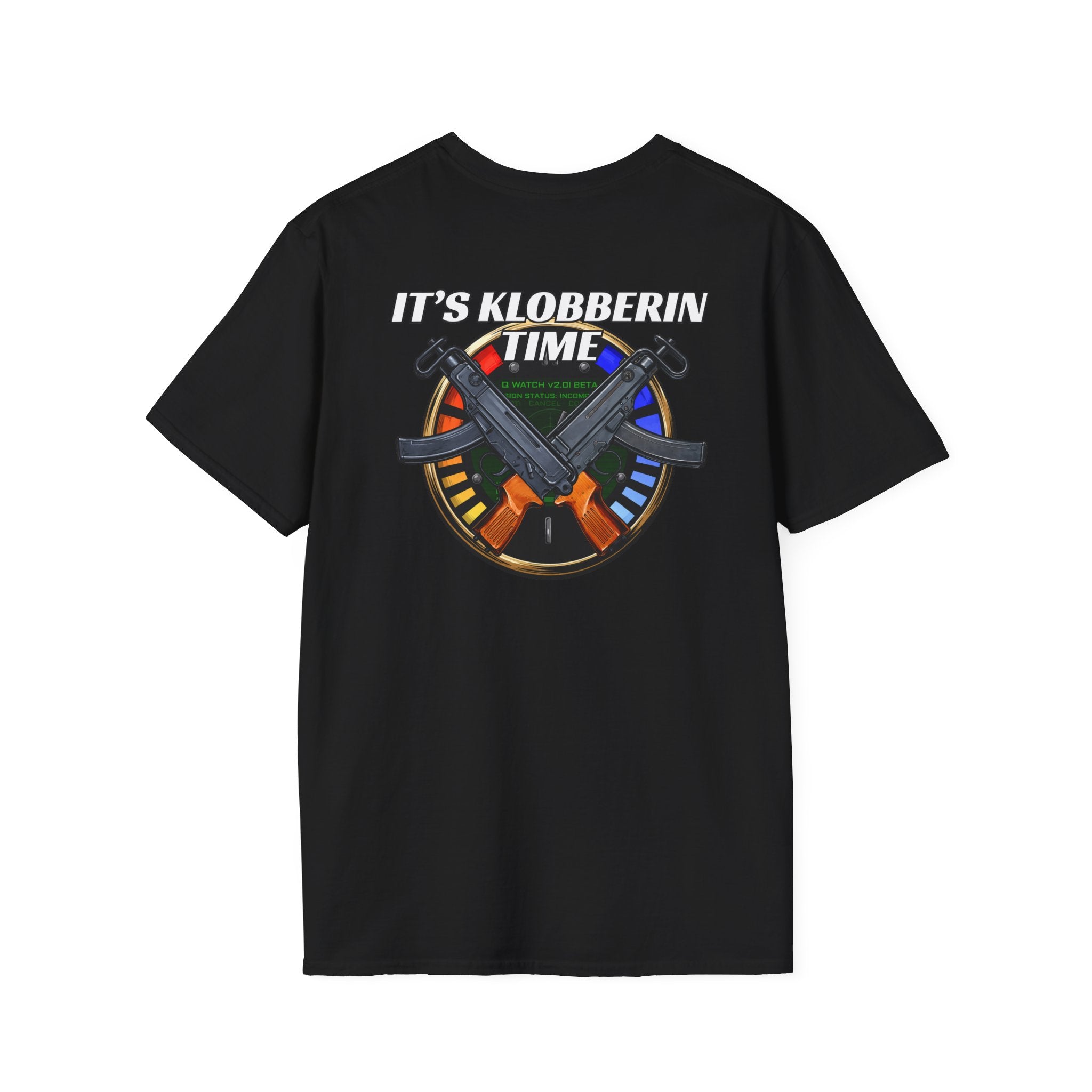 It’s Klobberin Time Retro Gaming Tactical T Shirt