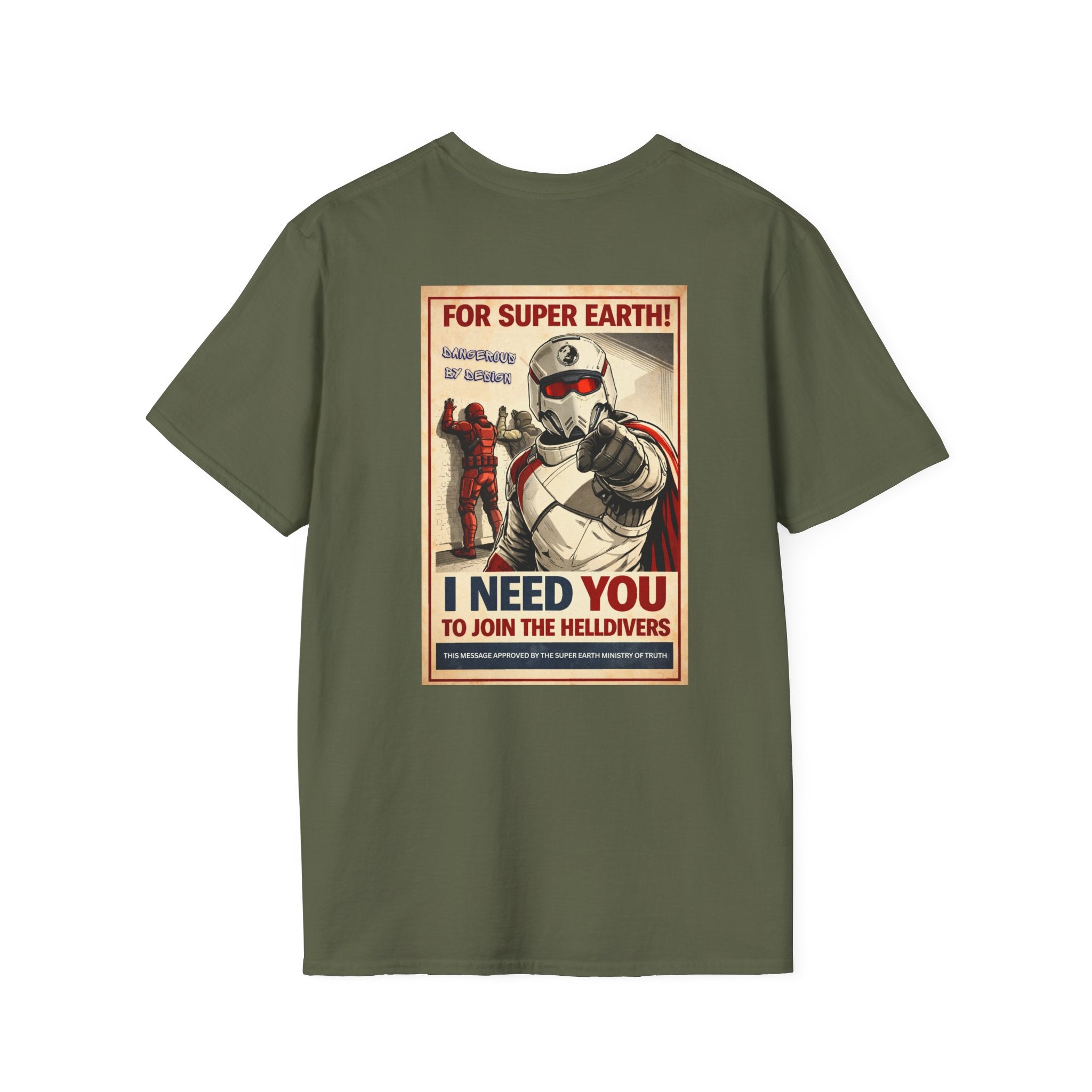 Join The Helldivers Recruitment T Shirt
