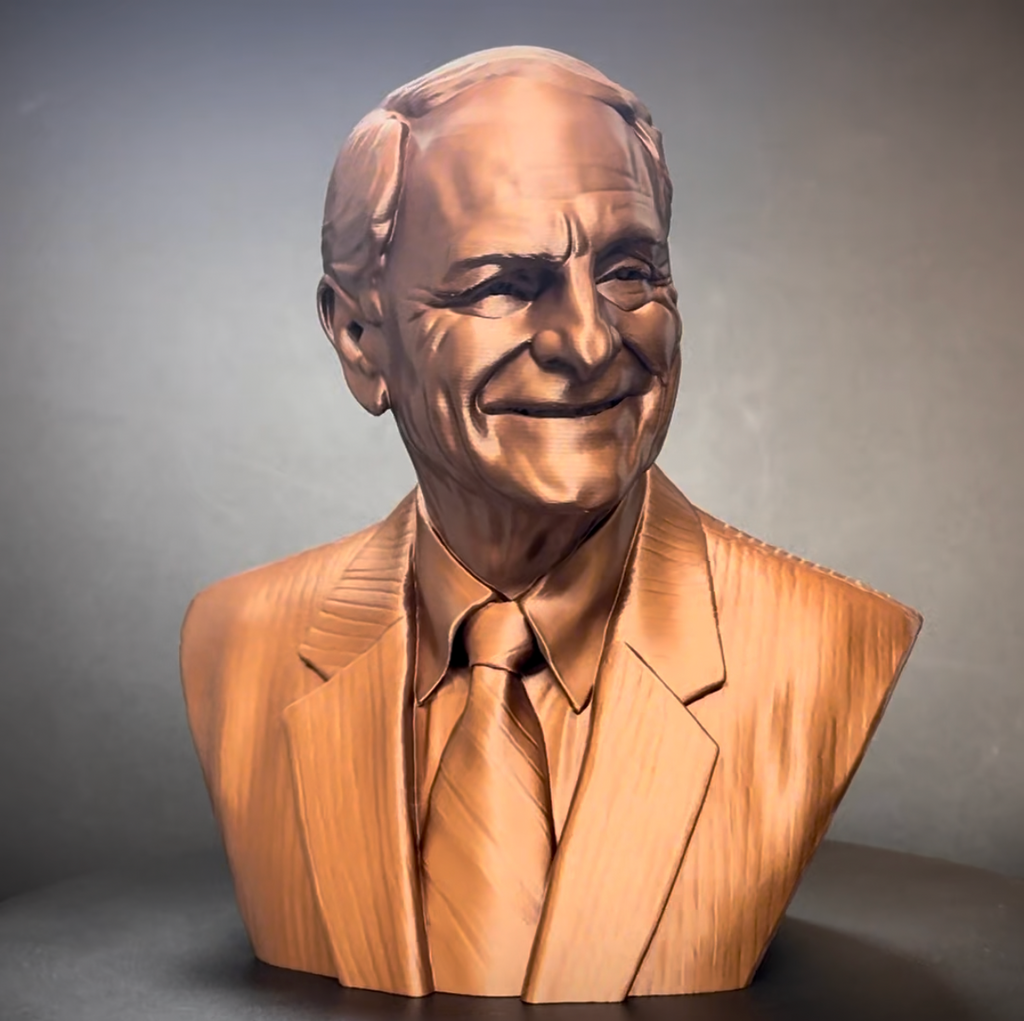 Custom 3D Printed Bust from Photo - Custom Photo to Bust Sculpture - Memorial Gift - Anniversary Present - Unique Statue Gift