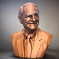 Custom 3D Printed Bust from Photo - Custom Photo to Bust Sculpture - Memorial Gift - Anniversary Present - Unique Statue Gift